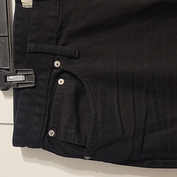 Madewell The Perfect Vintage Jean Womens 33 (38) Black Curvy Tappered Moms AJ192 - Picture 5 of 14